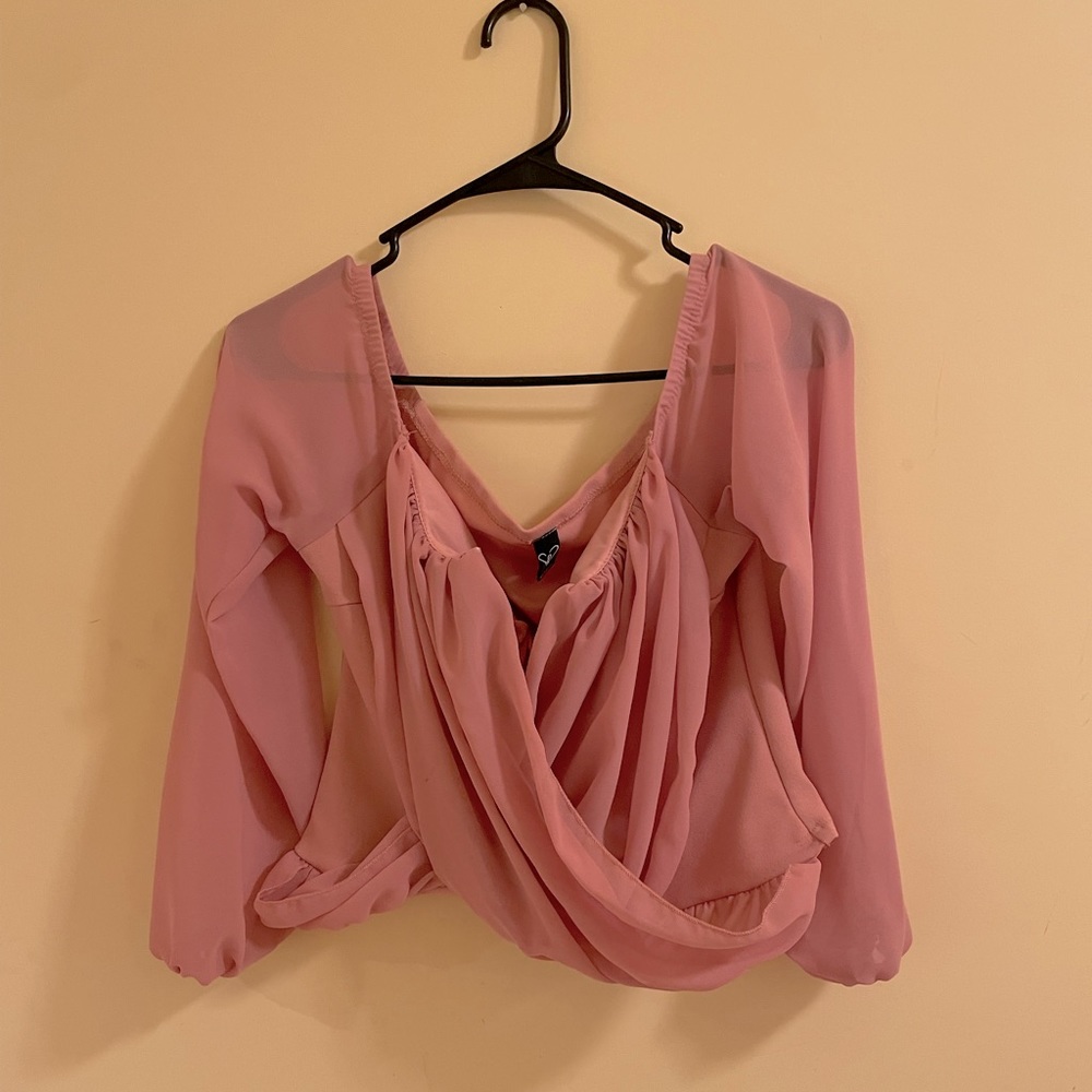 Off the shoulder crop top